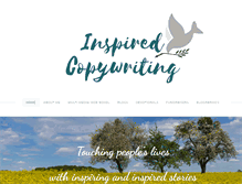 Tablet Screenshot of inspiredcopywriting.com